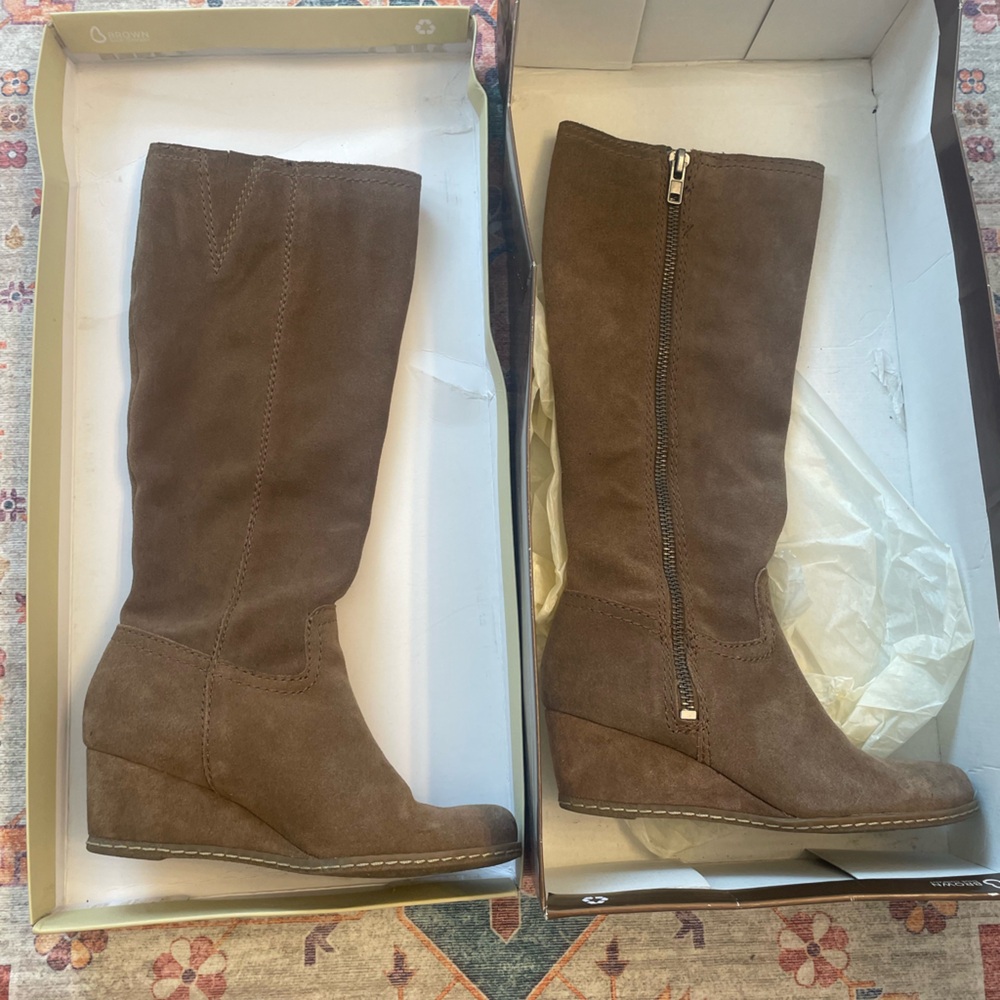 FRANCO SARTO suede boots size 8